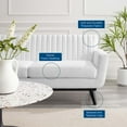 thumbnail image 7 of Modway Engage Channel Tufted Fabric Loveseat in White, 7 of 7