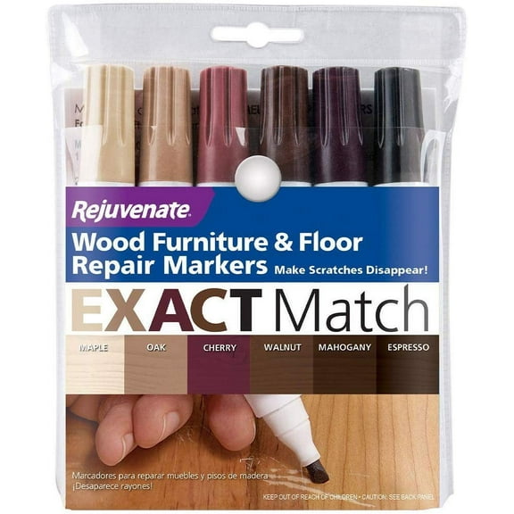 Rejuvenate Exact Match Natural Wood Furniture & Floor Marker (6-Count) RJ6WM Pack of 6 RJ6WM 600634