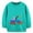 AB120 Green, variant on Tisuna Kids Crewneck Sweatshirts Girls Cozy Cartoon Car Print Sweatshirt Toddler Everyday Wear Long Sleeve Tops Clothes Size 12-24 Months