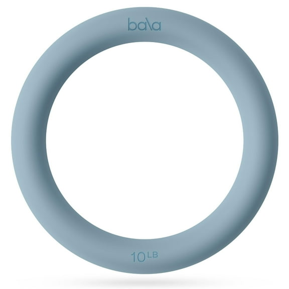 Bala Power Ring, 2-in-1 Kettlebell & Dumbbell, 10lb (Sea) - Full Body Home Gym Workout Equipment