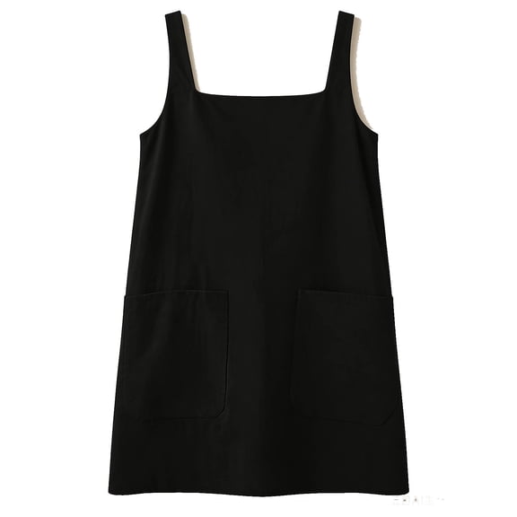 Admvng Women's Shift Mini Dresses Sleeveless Square Neck Casual Everyday Wear Dress