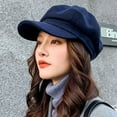 thumbnail image 3 of SikaFu Berets Fashion Newsboy Cap Women Autumn Winter Hat Ladies Octagonal Cap Female Wool Beret Hat Vintage Artist Painter Hat, 3 of 6