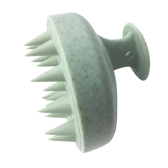 Hair Scalp Brush Gentle Exfoliating Shampoo Brush for Deep Cleaning Easy to Clean Scalp Tool Fine and Practical Hair Washing Experience Massage Comb（green）