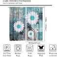 thumbnail image 2 of Rustic Daisy Window Curtains,Farmhouse Floral Flowers Retro Farm Style Living Room Bedroom Kitchen Bathroom Home Decor Blackout Drapes W84xL84in, 2 of 6