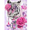thumbnail image 1 of Wdftyju Kit de tigre de flores rosadas 5D, taladro cuadrado completo, diamantes de imitación, arte DIY, pintura de diamantes Wdftyju 6hr4ga4rf2pz6ug6, 1 of 9