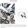 thumbnail image 4 of HSHDLDF Chapeau de Soleil pour Femmes en Lin et Coton UPF 50+ Chapeau Bob Réversible avec Grand Bord Rabattable et Courroie de Menton, 4 of 5