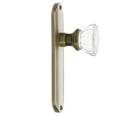 thumbnail image 3 of Nostalgic Warehouse Deccry_Dp_Nk Vintage Fluted Crystal Dummy Door Knob Set - Chrome, 3 of 4