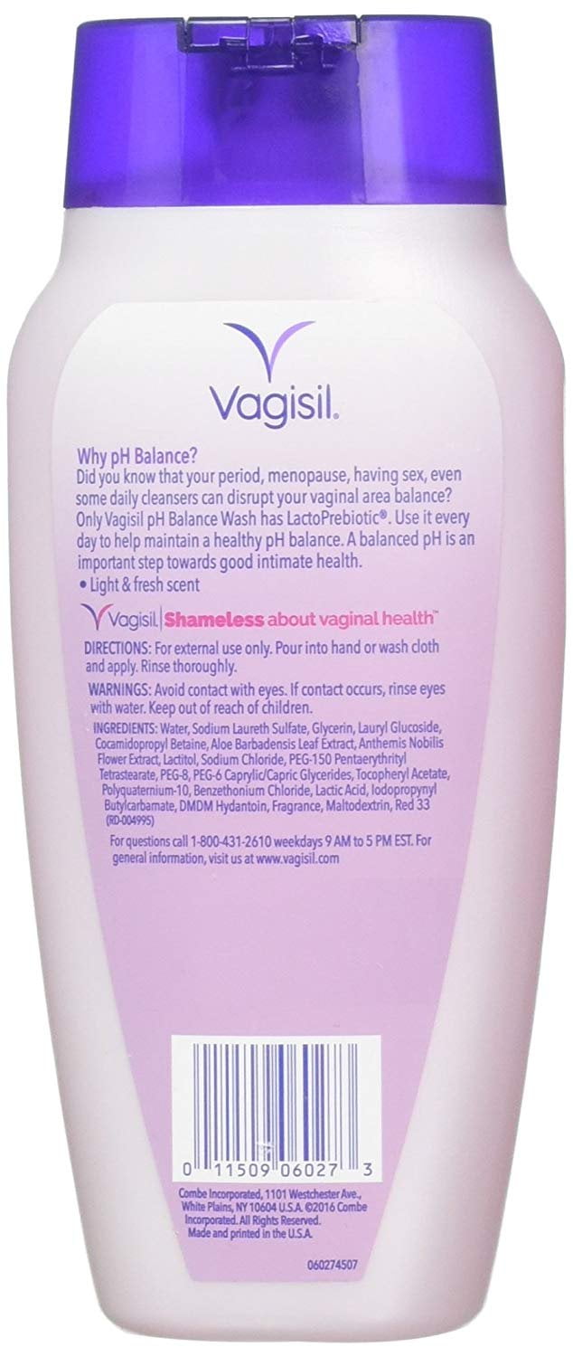 Vagisil Daily Intimate Wash Ph Balance Feminine Wash 12 oz, 3-Pack