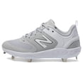 thumbnail image 4 of Zapatillas de softball New Balance Fresh Foam Velo V3 para mujer, color gris y blanco, 4 of 6