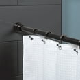 thumbnail image 6 of Zenna Home Ultimate Rustproof Stainless Steel Dual-Mount Bronze Shower Curtain Rod, 44" - 72", 6 of 8