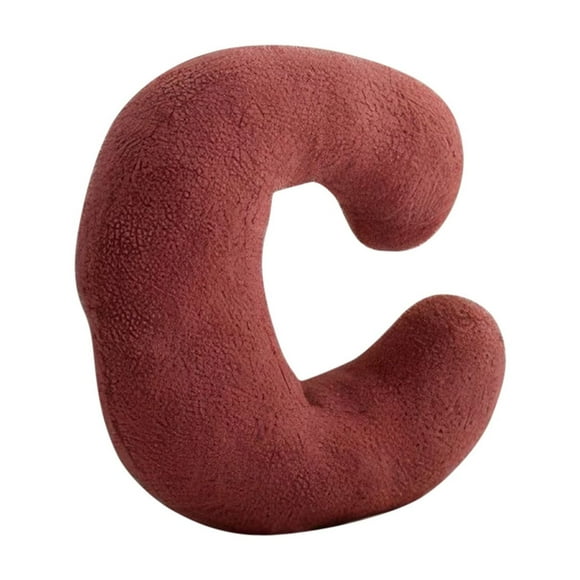 Throw Pillows for Couch,Decorative Pillows for Bed 26 Letter Pillows Cute Soft Letter Decorative Pillows English Alphabet Throw Pillows Cushion for Living Room Sofa Couch Bed Car Decoration