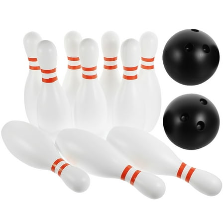 RENACLIPY 12-Piece Large Ten Pin Bowling Set for Kids and Toddlers, Educational Toy for Development and
