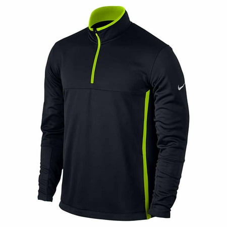 Nike Golf Tour Performance Therma Fit 1/2 Zip Pullover Black/Volt