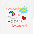 thumbnail image 4 of Inktastic Someone in Montana Loves Me Boys or Girls Baby Bodysuit, 4 of 5