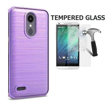 Chrome Cage (LG Rebel 4 Case, LG (Rebel 4) 4G LTE Case, AT&T Prepaid LG Phoenix 4 Case, Phone Case for Straight Talk LG Rebel 4 Prepaid Smartphone, Dual Layer Chrome)