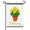 Garden Flag-3, variant on Blue Butterfly Wolf Garden Flag 12×18in Double Sided, Yellow Floral Wildlife Yard Banner, Artistic Vertical Accent for Lawn Patio Courtyard Rustic Outdoor Scenery