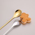 thumbnail image 3 of BeesClover Christmas Elk Head Shape Stirring Spoon 304 Stainless Steel Coffee Dessert Spoon Exquisite Tableware Party Gift, 3 of 8