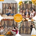 thumbnail image 6 of Wooden Plank Backdrop for Photography,Fabric Photo Background Backdrop,Rustic Farmhouse Brown Black Barn Door Photo Booth Background for Portrait Photoshoot Video Wedding Decoration Banner 8x6ft, 6 of 9