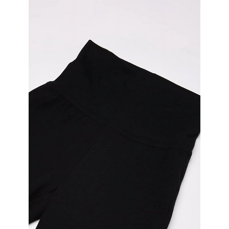 The Children's Place Girls' Active Foldover Waist Pants Small Black Single