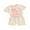 Apricot, variant on Toddler Baby Girls Summer Shorts Set Short Sleeve Letter Print T-shirt Tops and Shorts Summer Outfit