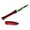 Red, variant on Pocket Fishing Rod,Telescopic 1.6M Carbon Fiber Travel Fishing Pole,Fish-Shaped Telescopic Mini Fishing Rod,9-Section Portable Travel Lure Rods for Ice Fly Sea Saltwater Freshwater