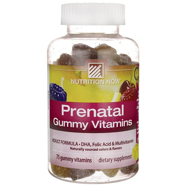 Nutrition Now Prenatal Gummy Vitamins 75 Gummies