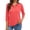 AA02-Watermelon Red, variant on Lumtrix Polo Shirts For Women 3/4 Sleeve Tops Golf Tees 5-Button Collared Work Blouse Business Casual Blouse Sky Blue L