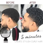 High-Quality Hairstyling Sponge Set - Twist King Sponge + Afro Pick Kit, Perfect for Creating Curls and Twists （4pcs)