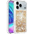 thumbnail image 6 of MYKOMI Bling Glitter Case for iPhone 17 Pro, Soft TPU Sparkly Flowing Liquid Floating Clear Case for Women Girls Cover for iPhone 17 Pro, 6 of 7