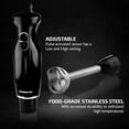 thumbnail image 5 of OVENTE Electric Immersion Hand Blender, 2 Mixing Speed w/ Stainless Steel Blades, New Black HS560B, 5 of 9