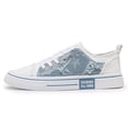 thumbnail image 5 of 2026 New Men'S Fashion Sneakers - All-Season Comfort, Lace-Up Low Tops for Casual Attire, Outdoor Activities, and Daily Wear，Thick Sole Casual & Sport Shoes with Star Pattern, White & Black Design, 5 of 9