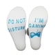 thumbnail image 2 of Unisex Socks [跃星辉]未处理知产清库产品 1双 DO NOT DISTURB I'M GAMING休闲袜子短袜 ANGGREK Printing Alphabet Socks, 2 of 8