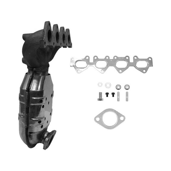AP 641529 Catalytic Converter with Integrated Exhaust Manifold Fits select: 2006-2011 HYUNDAI ACCENT, 2006 KIA RIO
