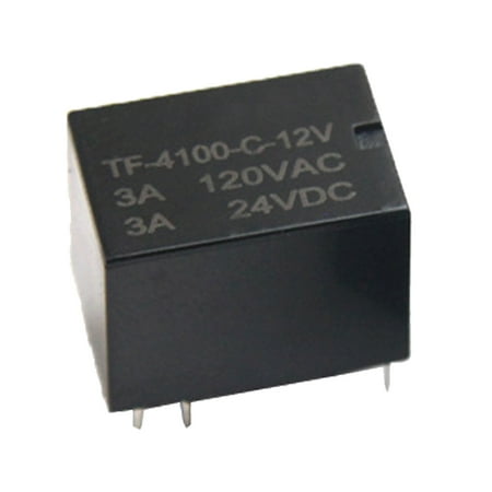 

Alextreme 6 Pin TF4100 Car Heavy Duty Relay Flame Retardant High Strength for Automobile Household Accessories(Type 1 12V)