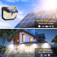 thumbnail image 4 of TECKNET 231 LED Solar Motion Lights Outdoor, 300° Angle & 3 Lighting Modes, PIR Motion Sensor & IP65 Security Solar Wall Lights for Fence Front Door Yard Deck Garden Garage(4 Pack), 4 of 8