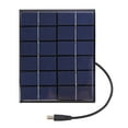 thumbnail image 1 of Solar Panel Polysilicon Portable Outdoor Travel Solar Charger for Solar Lights, 1 of 8
