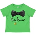 thumbnail image 3 of Inktastic Ring Bearer Black Bow Tie and Gold Wedding Ring Boys Toddler T-Shirt, 3 of 5