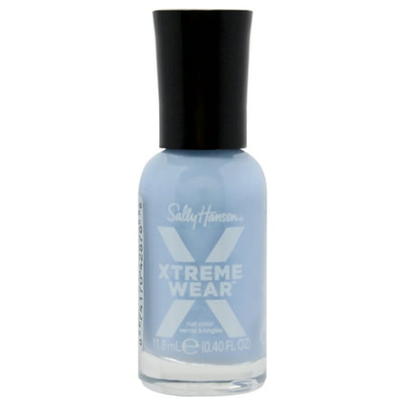 Sally Hansen Xtreme Wear Nail Polish, Babe Blue, 0.4 fl oz, Chip Resistant, Bold Color
