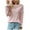 Pink, variant on Lmnyox Fashion Long Sleeve Round Neck Shirts for Women Casual Solid Pullover Tee Basic Loose Blouses Tops