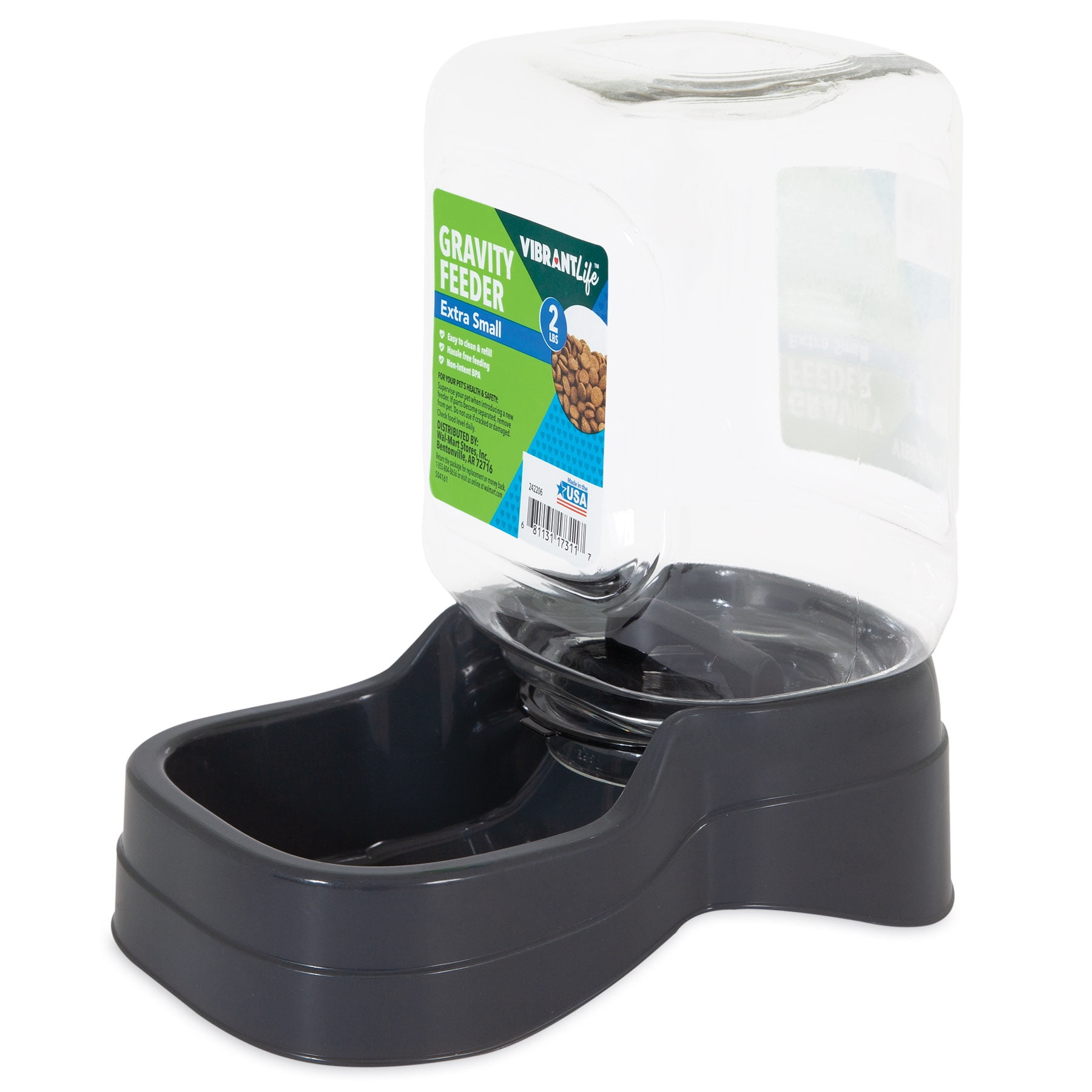 Vibrant Life Large Gravity Pet Feeder - 10 lb