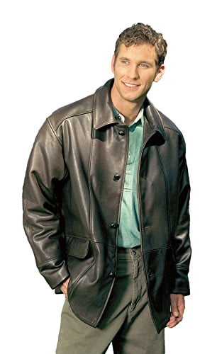 leather driving coat