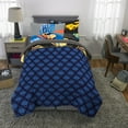 thumbnail image 3 of Rocket League Kids Twin Bed in a Bag, Gaming Bedding, Comforter Sheets and Sham, Black, 3 of 6