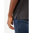 thumbnail image 4 of Free Assembly Men's Tipped Stretch Pique Zip Polo Shirt with Short Sleeves, 4 of 6