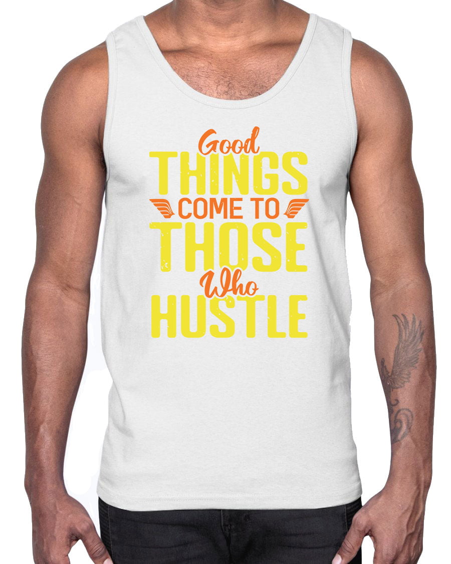 Hustle While They Sleep Mens Gym Fitness Tank Unisex Jersey Tank