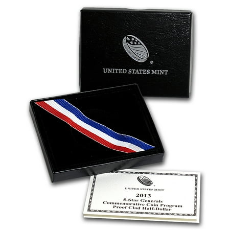 - OGP Box & COA - 2013 U.S. Mint 5 Star General Clad Proof Coin