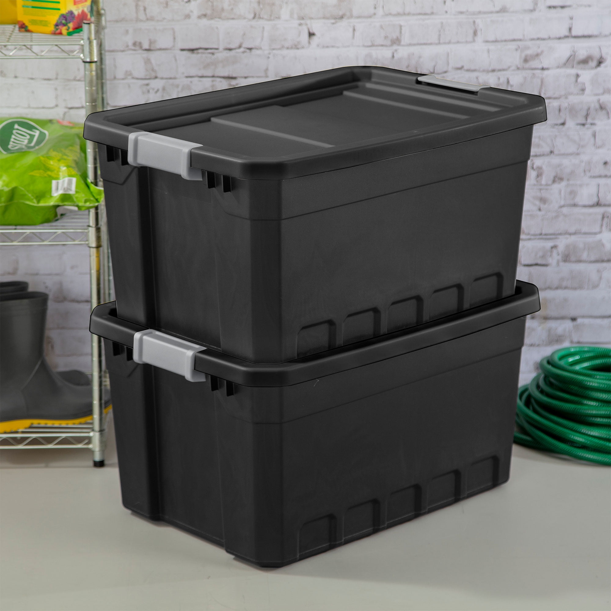Discontinued* Stackable Storage Bins with Lids - 19 Gallons