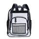 thumbnail image 4 of Qarigey transparente con correa ajustable, bolso escolar de moda de PVC, bolsos de hombro multibolsillos de gran capacidad, bolsos de hombro para Mochilas Negro, 4 of 6