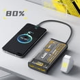 thumbnail image 4 of Maoww Power Bank With Smart LED Indicators And Overvoltage Protections Portable Power Source Power Banks black 20000mah, 4 of 6