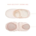 thumbnail image 5 of Stelle Girls Ballet Dance Shoes Satin Slippers Gymnastics Flats Split Sole with Ribbon for Gymnastics,Ballet Pink,7MT, 5 of 7