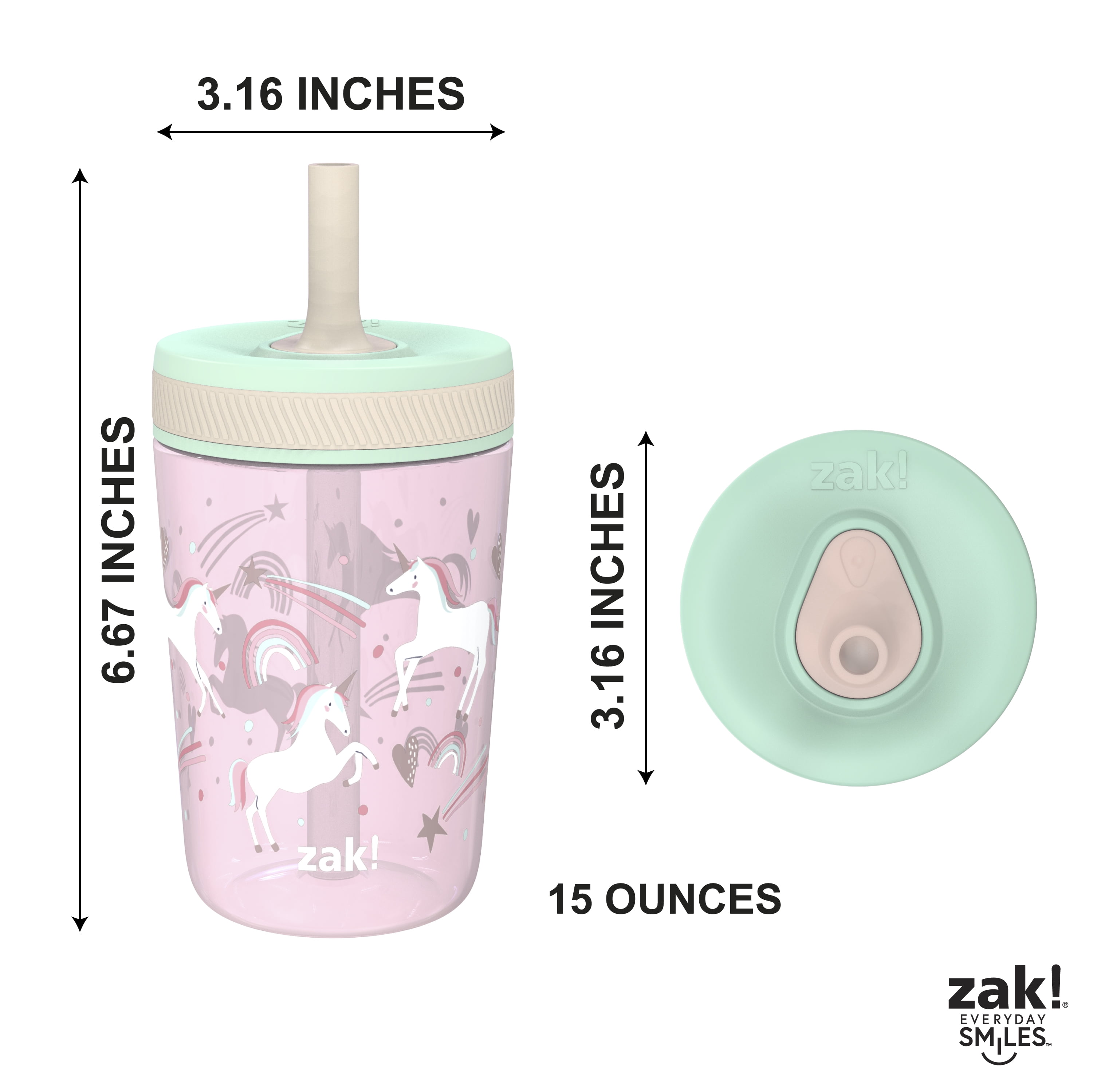 Price tracking for: Zak Designs Toddlerific Perfect Flo Toddler Cup with  Peppa Pig Graphics, Double Wall Insulated Construction and Adjustable Flow  Technology P…